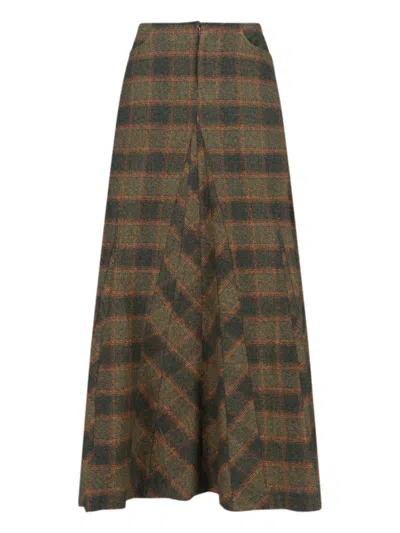 Our Legacy Vilnius Maxi Skirt In Green