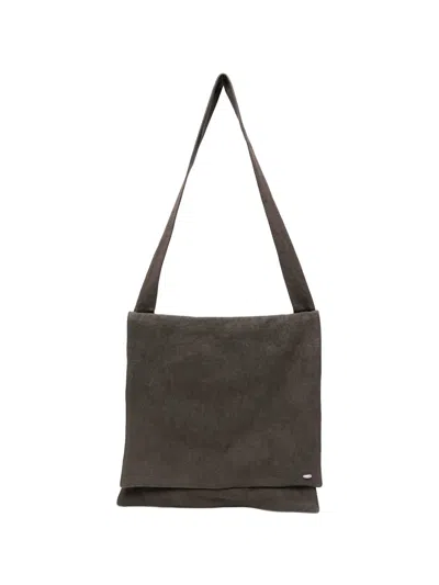 Our Legacy Grande Slack Linen Shoulder Bag In Brown