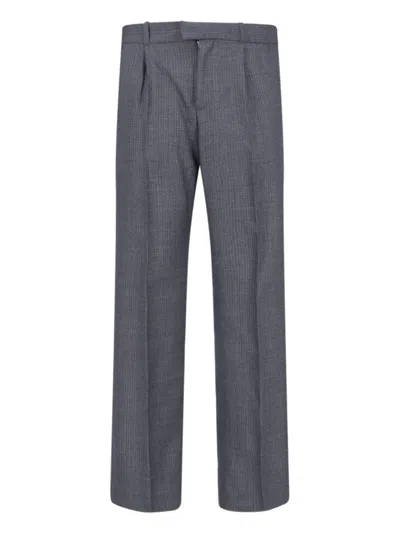 OUR LEGACY SLACK" PANTS - GREY/STRIPED