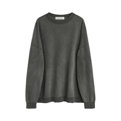 Pre-owned Our Legacy Slack Sweatshirt 'washed Black' | Men's Size 48