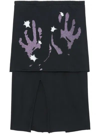 OUR LEGACY OUR LEGACY SLASHED SKIRT