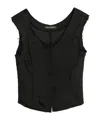 Our Legacy Sleeveless Vest In Black