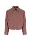 Our Legacy Bomber Jacket In Red Polyamide In Multi