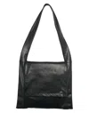 Our Legacy Slim Black Shoulder Bag In Black