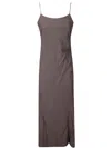 Our Legacy Maxi Dress With Adjustable Straps In Brown