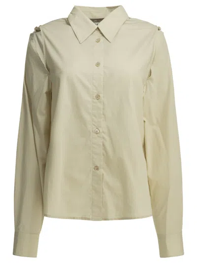 Our Legacy Slip Relaxed Poplin Shirt In Brown