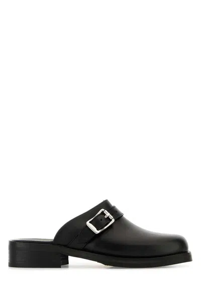 Our Legacy Slippers In Black