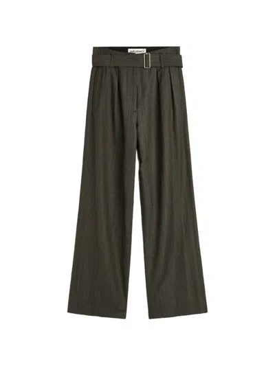 Our Legacy Casual Trousers With Belt Loops In Green