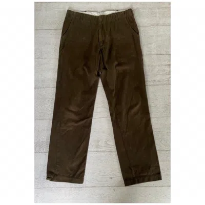 Pre-owned Our Legacy Soft Vintaga Cotton Chino Trousers In Brown