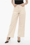 OUR LEGACY SOLID COLOR WIDE-LEG 5 POCKETS PANTS