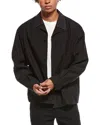 Our Legacy Evolved Jacket In Merino Wool Voile In Eclipse Black In Black