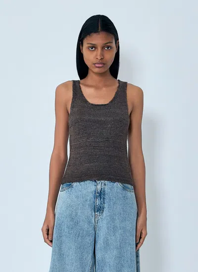 Our Legacy Solo Tank Top In Black