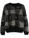 Our Legacy Black Sonar Roundneck Sweater In Black