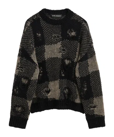 OUR LEGACY OUR LEGACY SONAR CREWNECK KNIT TOP