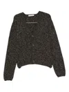 Our Legacy Speckled V-neck Cardigan In Gray