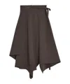 Our Legacy Spinnaker Midi Skirt In Black