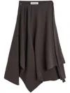 Our Legacy Spinnaker Midi Skirt In Brown