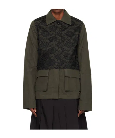 Our Legacy Split Collar Casual Jacket In Black