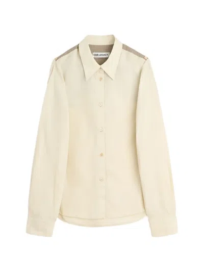 Our Legacy Split Shirt In Neutral