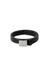 Our Legacy Square Buckle Belt In Black