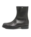 Our Legacy Round-head Short Boots In Black