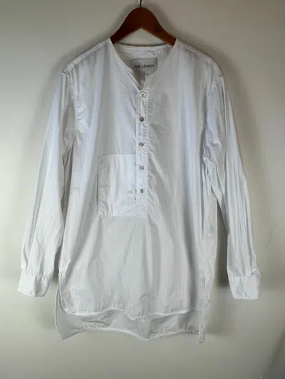 Pre-owned Our Legacy Ss15 - Shirting Button Up In White