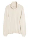 Our Legacy Stand-collar Zip-up Cardigan In Neutral