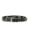 Our Legacy Star Fall Belt In Black