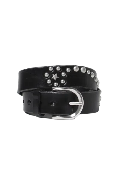 OUR LEGACY OUR LEGACY STAR FALL BELT BLACK