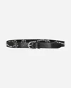 Our Legacy Star Fall Belt In Black
