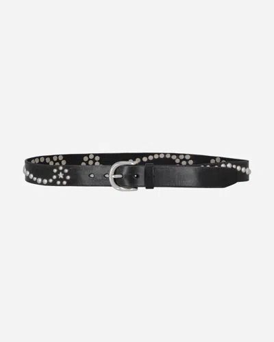 Our Legacy Star Fall Belt In Black