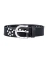 Our Legacy Star Fall Belt In Black