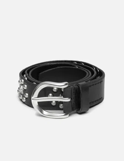 Our Legacy Star Fall Belt In Black
