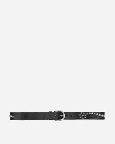 Our Legacy Star Fall Belt In Black