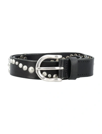 Our Legacy Star Fall Belt In Black