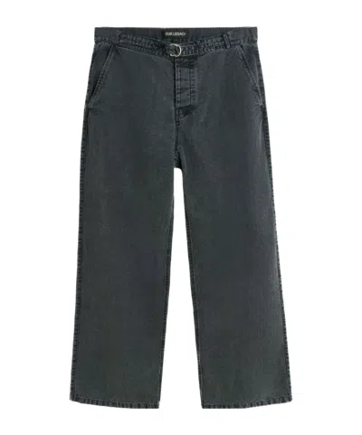 OUR LEGACY OUR LEGACY STERN BELTED CHINO JEANS