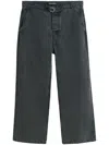 Our Legacy Stern Jeans In Black Enzyme Canvas