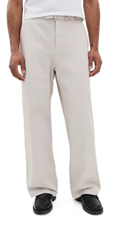 OUR LEGACY STERN CHINOS DUST BUNNY DISRUPTED SATEEN