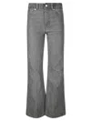 Our Legacy Straight Cotton Jeans In Grey