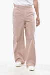 Our Legacy Straight Leg Cotton And Nylon Pants With Mother Of Pearl But In Pink