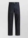 Our Legacy Straight Leg Denim Trousers Pockets In Blue