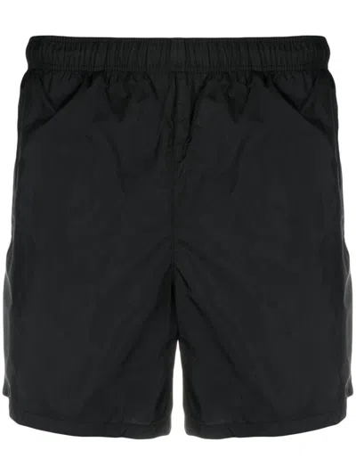 Our Legacy Straight-leg Elasticated Shorts In Black