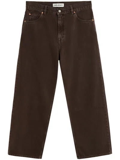 Our Legacy Straight-leg Jeans In Brown