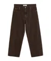 Our Legacy Brown Faded Jeans In Denim In Black