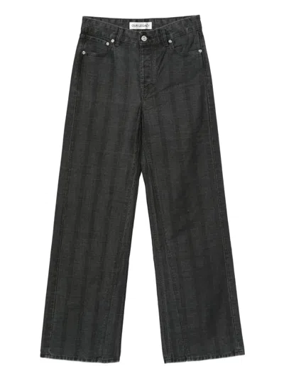 Our Legacy Straight-leg Jeans In Black