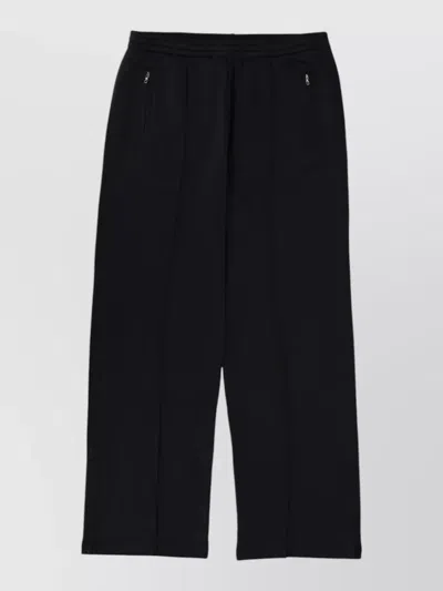 Our Legacy Wide-leg Relaxed Fit Elastic Track Pants In Black