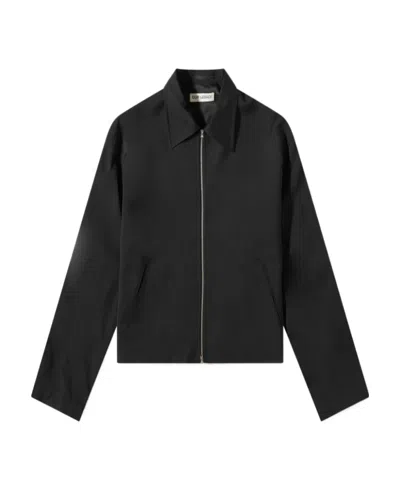 Our Legacy Straight-point Collar Bomber Jacket In Black