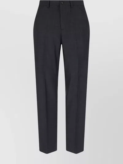 Our Legacy Straight Trousers Back Pocket In Blue