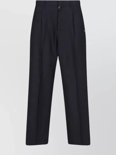 Our Legacy Straight Trousers With Belt Loops And Side Pockets In Black