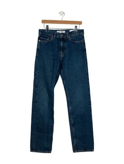 Pre-owned Our Legacy Straight-leg Jeans In Blue